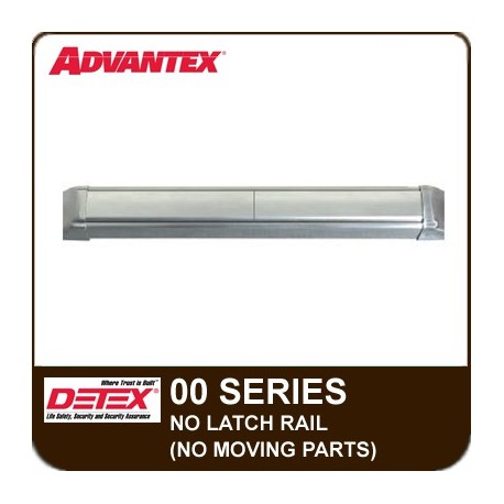 Detex ADVANTEX 0000 EC1 628 00/05 Series Dummy Device No Latch Rail ( No Moving Parts)