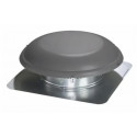 Air Vent Inc. 9769 Round Static Roof Vent, Galvanized Steel, Metal Dome, 144 Sq. In.