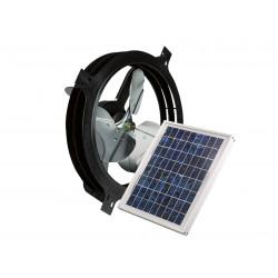 Air Vent Inc. 578798 Solar-Powered Gable Fan