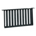 Air Vent Inc. 93805 Plastic Foundation Vent With Slider, Black, 16 X 8-In.
