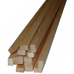 Alexandria Moulding L238A-20096C1 Solid Pine Moulding, Square, 1-1/16 x 1-1/16-In. x 8-Ft.