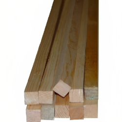 Alexandria Moulding 00030-20096C1 Solid Pine Moulding, Square, 3/4 x 3/4-In. x 8-Ft.