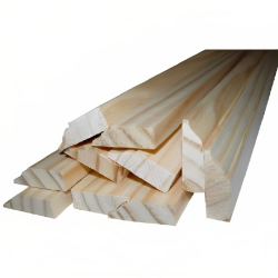 Alexandria Moulding 0W936-20084C1 Solid Pine Moulding, Colonial Stop, 7/16 x 1-3/8-In. x 7-Ft.