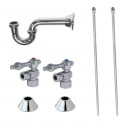 Kingston Brass CC43107LKB30 Trimscape Traditional Plumbing Sink Trim Kit w/ P Trap for Lavatory & Kitchen