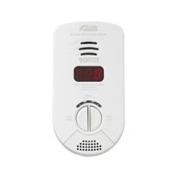 Kidde KN-COP-DP-10YB Worry-Free Bedroom Plug-in Carbon Monoxide Alarm With Sealed Lithium Battery Backup, Digital Display and Voice Alarm