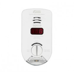 Kidde KN-COP-DP-10YH Plug-in Carbon Monoxide Alarm w/ Sealed Lithium Battery, Digital Display & Escape/Night Light, Hallway