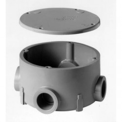 ABB Installation Products E970CDE-CTN Electrical PVC Round Junction Box