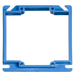 ABB Installation Products A420RR 4-Inch 2-Gang Square PVC Box Cover w/ 1/2" Rise