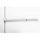 Gaab Locks T342-05 Panic Exit Device Surface Vertical Rod, 2 Pt Latching, Gray, Modular & Reversible, UL 305