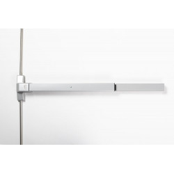 Gaab Locks T342-05 Panic Exit Device Surface Vertical Rod, 2 Pt Latching, Gray, Modular & Reversible, UL 305