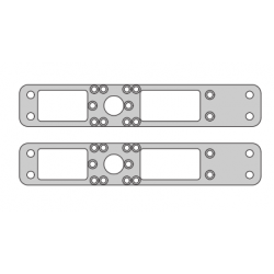 Cal-Royal 201 Shim Kit for 45-RIM & F45-RIM Exit Device, 1/8" (Thick)