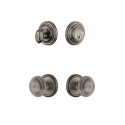 Grandeur Georgetown Rosette w/ Circulaire Knob & Matching Deadbolt