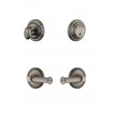 Grandeur Georgetown Rosette Knob & Deadbolt Set
