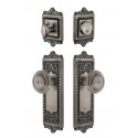 Grandeur Windsor Plate w/ Circulaire Knob & Matching Deadbolt