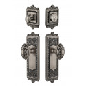 Grandeur Windsor Long Plate w/ Grande Victorian Knob & Matching Deadbolt