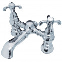 Kingston Brass CC1134T Vintage 7" Deck Mount Clawfoot Tub Filler w/ Versailles cross handles