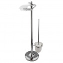 Kingston Brass CC201 Vintage Pedestal Toilet Paper Holder & Brush