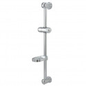 Kingston Brass KX25 Vilbosch 24" Shower Slide Bar w/ Soap Dish, Satin Nickel