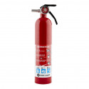 Resideo HOME1 Rechargeable Fire Extinguisher UL Rated 1-A, 10-B:C (Red)