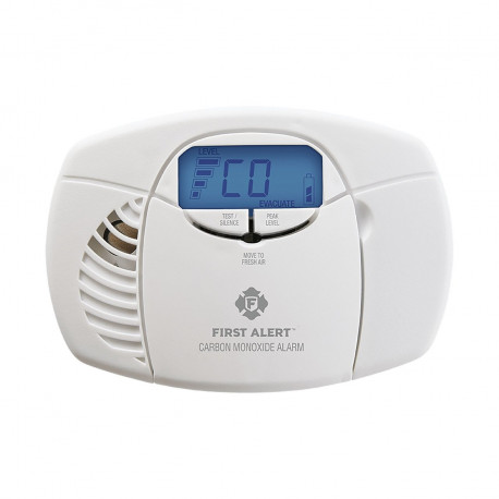 Ademco 1039727 Battery Operated Carbon Monoxide Alarm with Backlit Digital Display