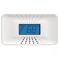 Ademco 1039753 Carbon Monoxide Detector, Temperature Display, 10-Year Battery