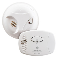 Ademco 1039879 Smoke & Carbon Monoxide Detector Combo Pack, Battery-Operated, 2-Pk.