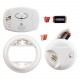 Ademco 1039879 Smoke & Carbon Monoxide Detector Combo Pack, Battery-Operated, 2-Pk.