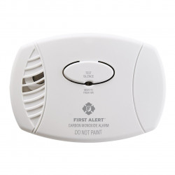 Ademco CO400B6CP Carbon Monoxide Alarm, Battery-Operated, 6-Pk.