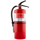Ademco PRO10 Rechargeable Commercial Fire Extinguisher, Red, 2A: 60-B:C