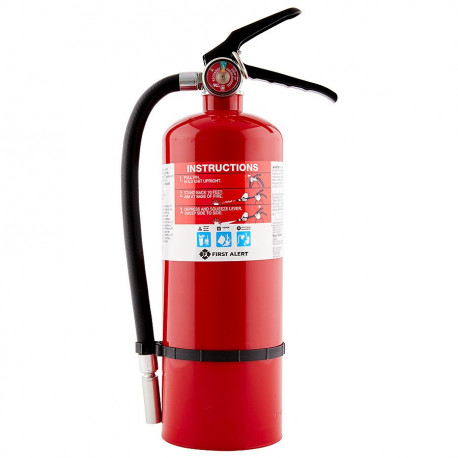 Ademco PRO5 Rechargeable Fire Extinguisher, Heavy-Duty, Red, 3A: 40-B:C