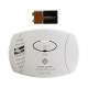 Ademco 1040960 Carbon Monoxide Alarm, Plug In w/Battery Backup, 12-Pk.