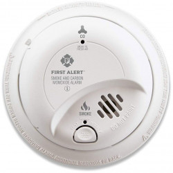 Ademco SC9120LBL Hardwired Smoke & CO Detectors, w/10-Year Battery Backup