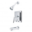 Kingston Brass KB865Silver Sage Single Handle Tub & Shower Faucet