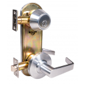  CL-176 605BSN RR234LHASALDB Series Grade 2 Standard Duty Inter-Connected Lock, Non Keyed-Passage Lever with Deadbolt Indicator
