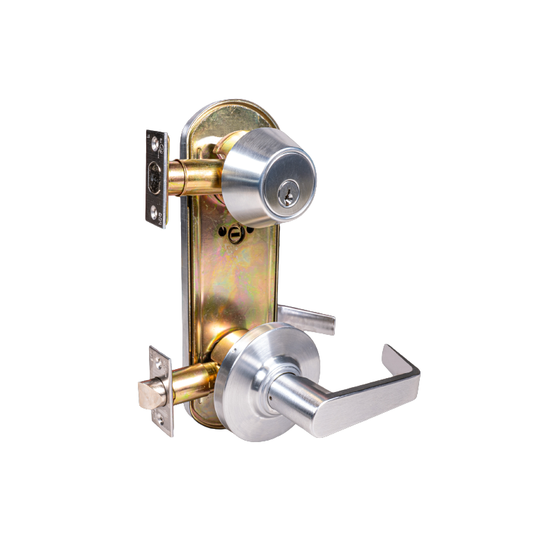 PDQ CL Series Grade 2 Standard Duty Inter-Connected Lock, Non Keyed-Passage Lever with Deadbolt Indicator