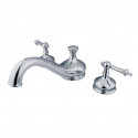 Kingston Brass KS3335TL Royale Two Handle Roman Tub Filler