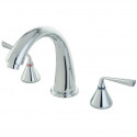 Kingston Brass KS236 Royale Two Handle Roman Tub Filler w/ ZL lever handles