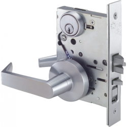 PDQ MR Mortise Lock, Locksets/Trim J Series, Sectional, Keyway-Schlage/C, Keying-Keyed Random, Finish-Satin Stainless Steel