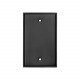 Ageless Iron SWPLTB Blank Wall Plate In Black Iron