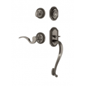 Nostalgic Warehouse ROPMAN_S Grip Rope Plate S Grip Entry Set w/ Manor Lever