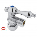 Kingston Brass CC5440 Vintage Angle Stop w/ 5/8" OD Compression x 1/2" OD Compression w/ lever handle