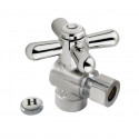 Kingston Brass CC4320 Vintage Angle Stop Valve w/ 1/2" Sweat x 3/8" OD Compression w/ DL lever handles