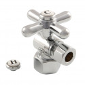 Kingston Brass CC4310 Vintage Angle Stop Valve w/ 1/2" IPS x 3/8" OD Compression w/ cross handles