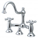 Kingston Brass KS391 Vintage Two-Handle Lavatory Bridge Faucet