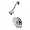 Kingston Brass KB363 Vintage Single Handle Shower Faucet w/ porcerlain cross handle