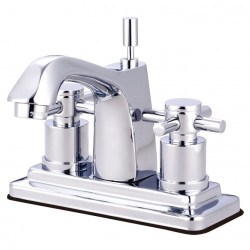 Kingston Brass KS864 Concord Two Handle Centerset Lavatory Faucet w/ Brass Pop-Up
