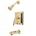 Kingston Brass KB86520ZL Concord Single Handle Tub & Shower Faucet w/ length lever handle