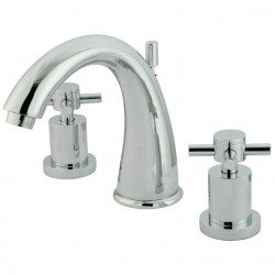 Kingston Brass KS296 Two Handle 8" to 16" Widespread Lavatory Faucet