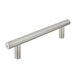 Pride Decor P-1096H.SS Bar Pull 6" OL x 96mm CC x 12mm Dia Hollow Stainless Steel