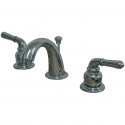 Kingston Brass KB910 Magellan Two Handle 4" to 8" Mini Widespread Lavatory Faucet w/ Retail Pop-up